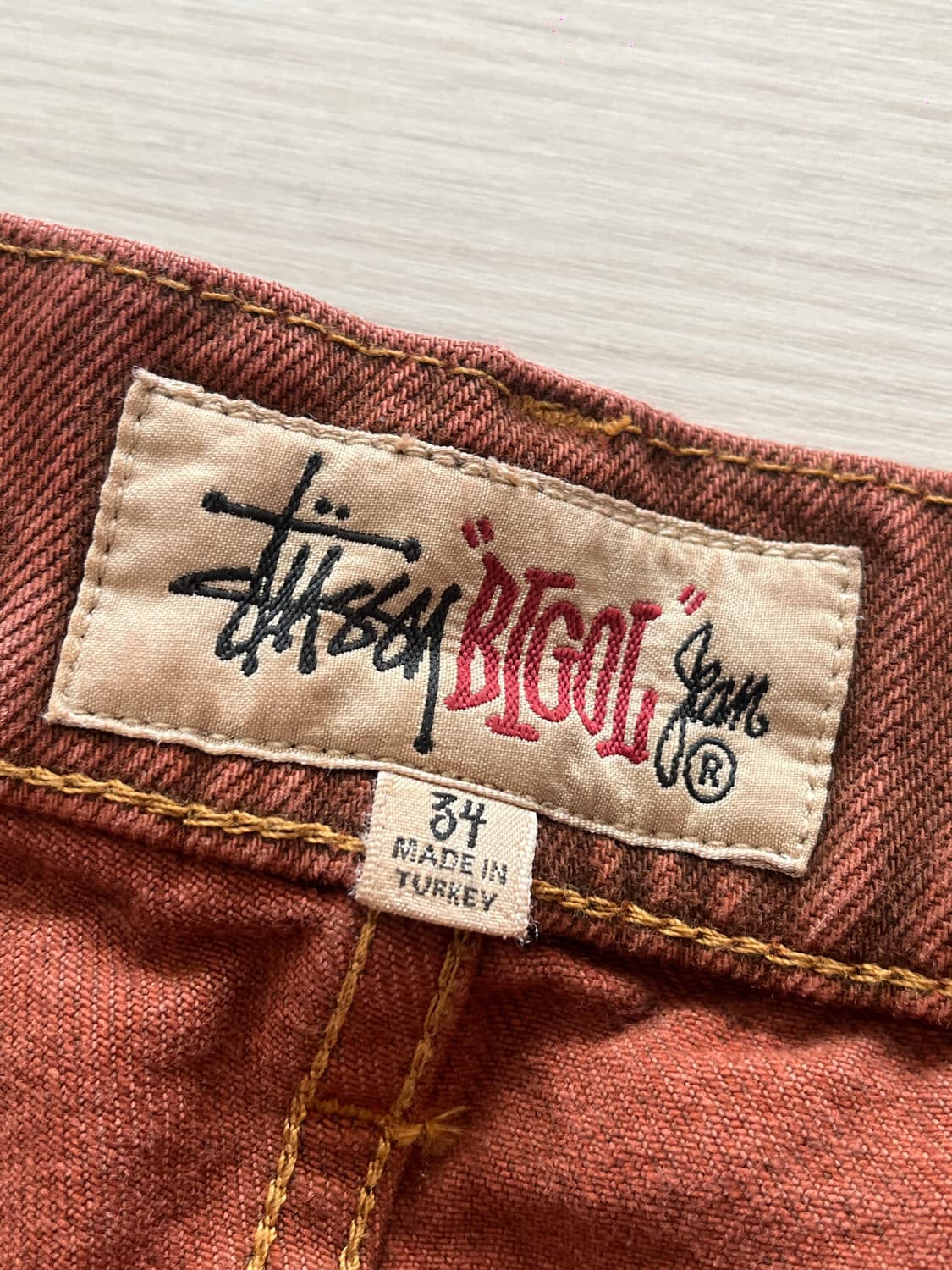 stussy 스투시 빅올진 코튼 버뮤다 쇼츠 34 상품이미지5