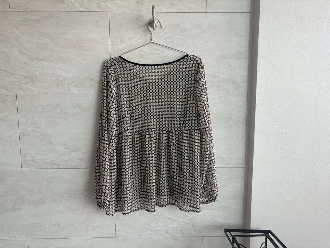 polka dot sheer blouse 상품이미지8