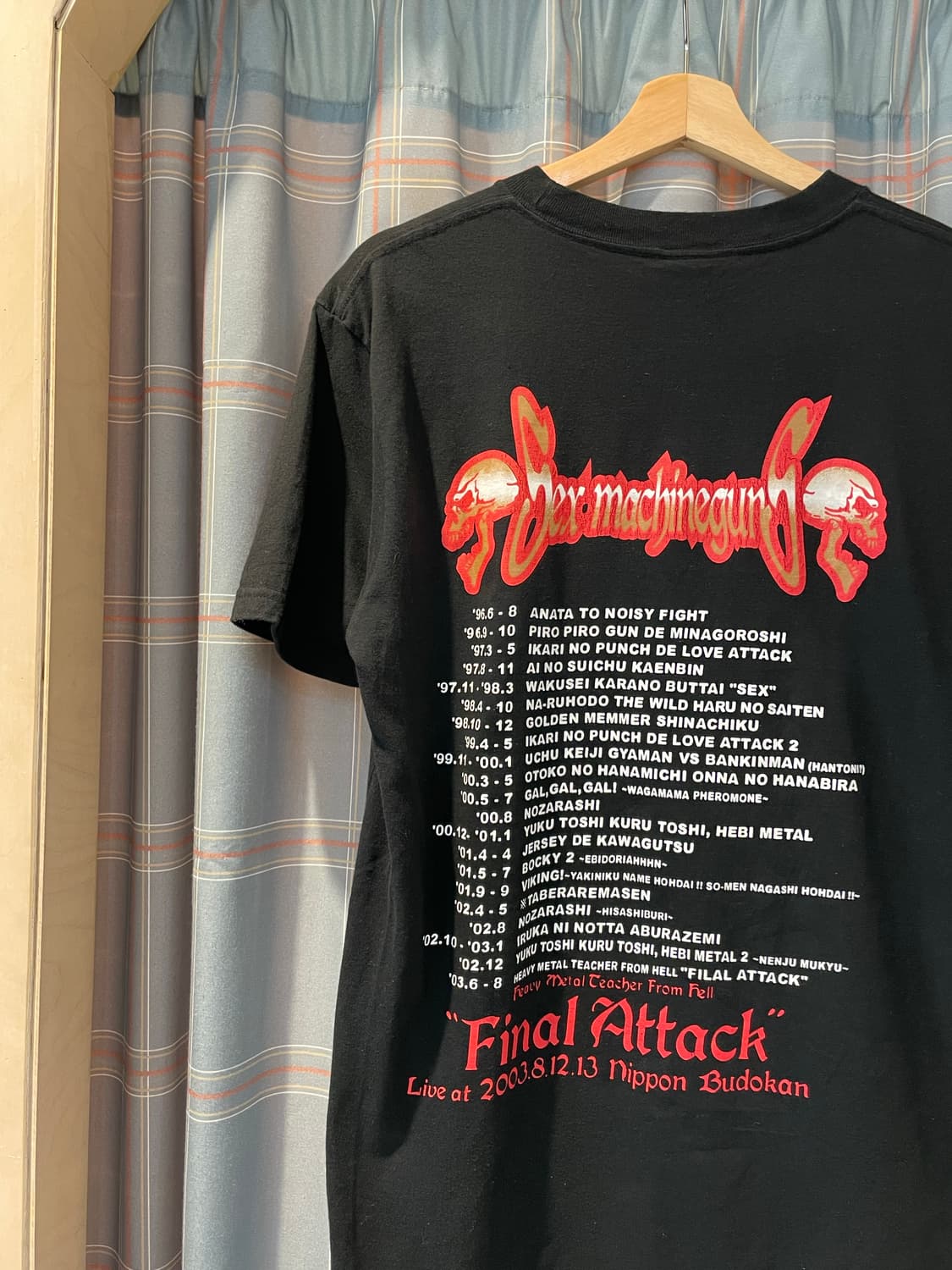 SEX MACHINE GUN 밴드티셔츠 상품이미지2