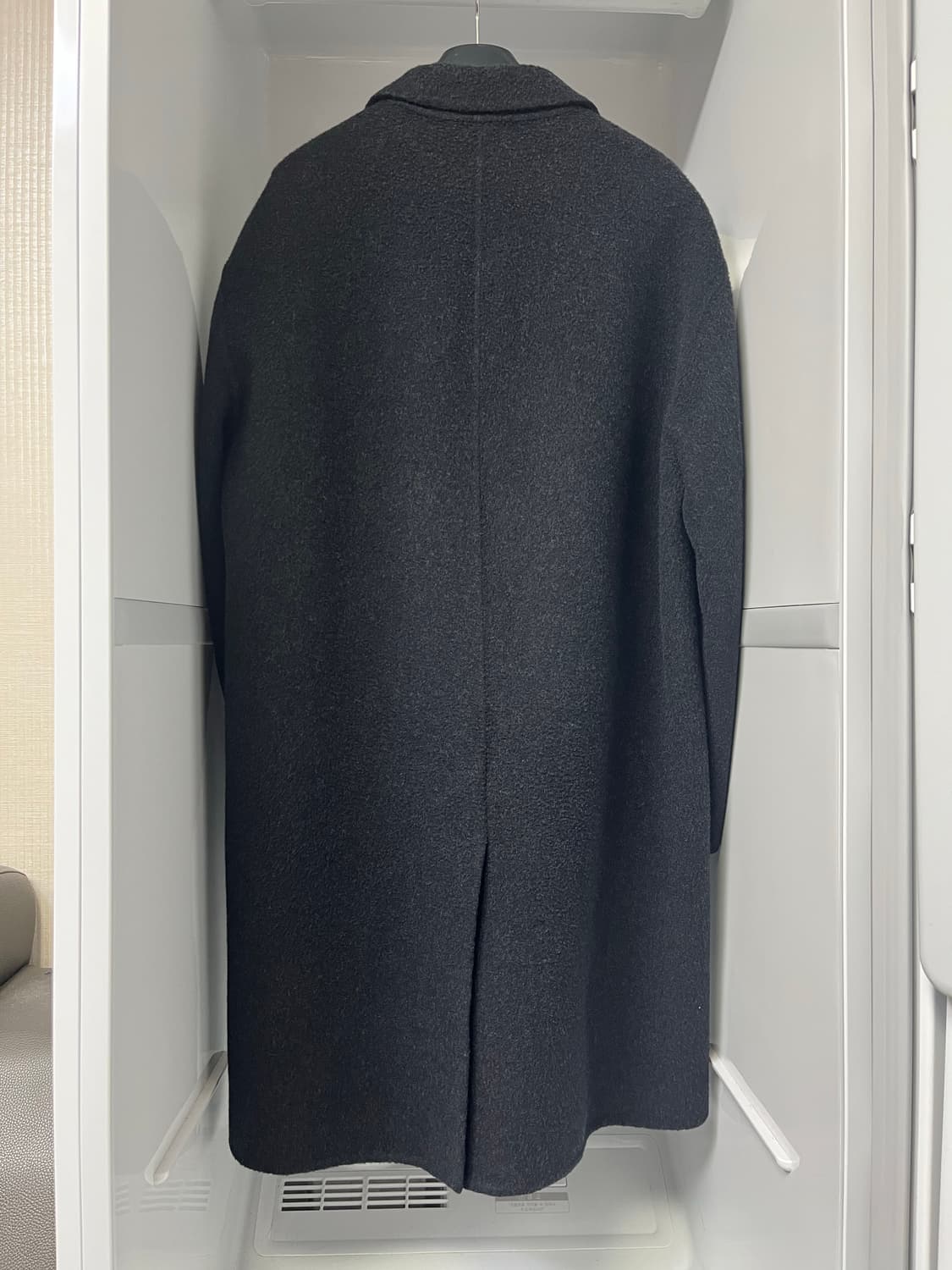 솔리드옴므 그레이 캐시미어 핸드메이드 코트 52사이즈 상품이미지2