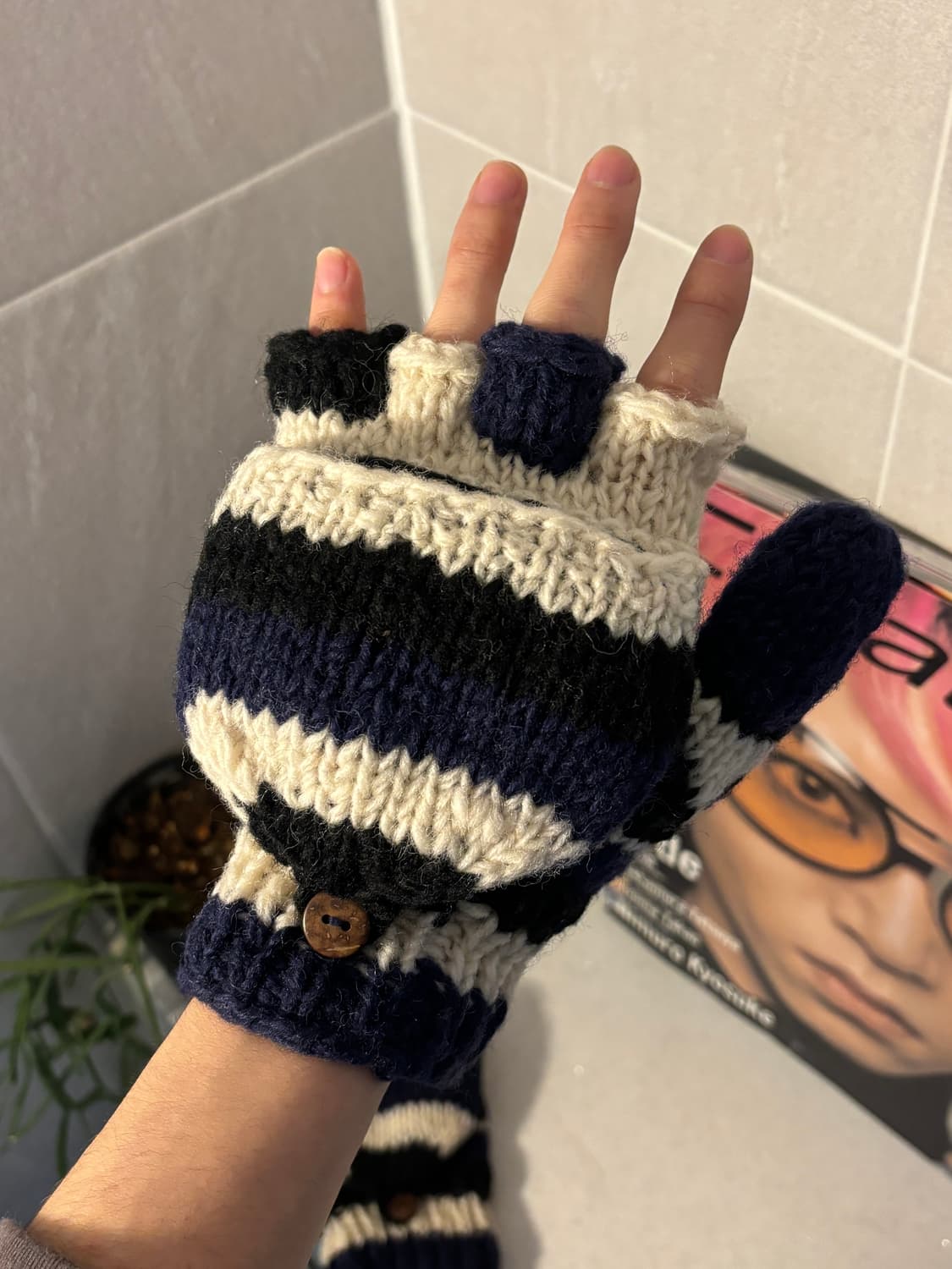 Hideaway 투웨이 니트 장갑 상품이미지4