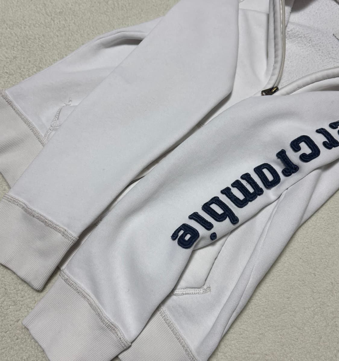 아베크롬비 화이트 후드집업 상품이미지6