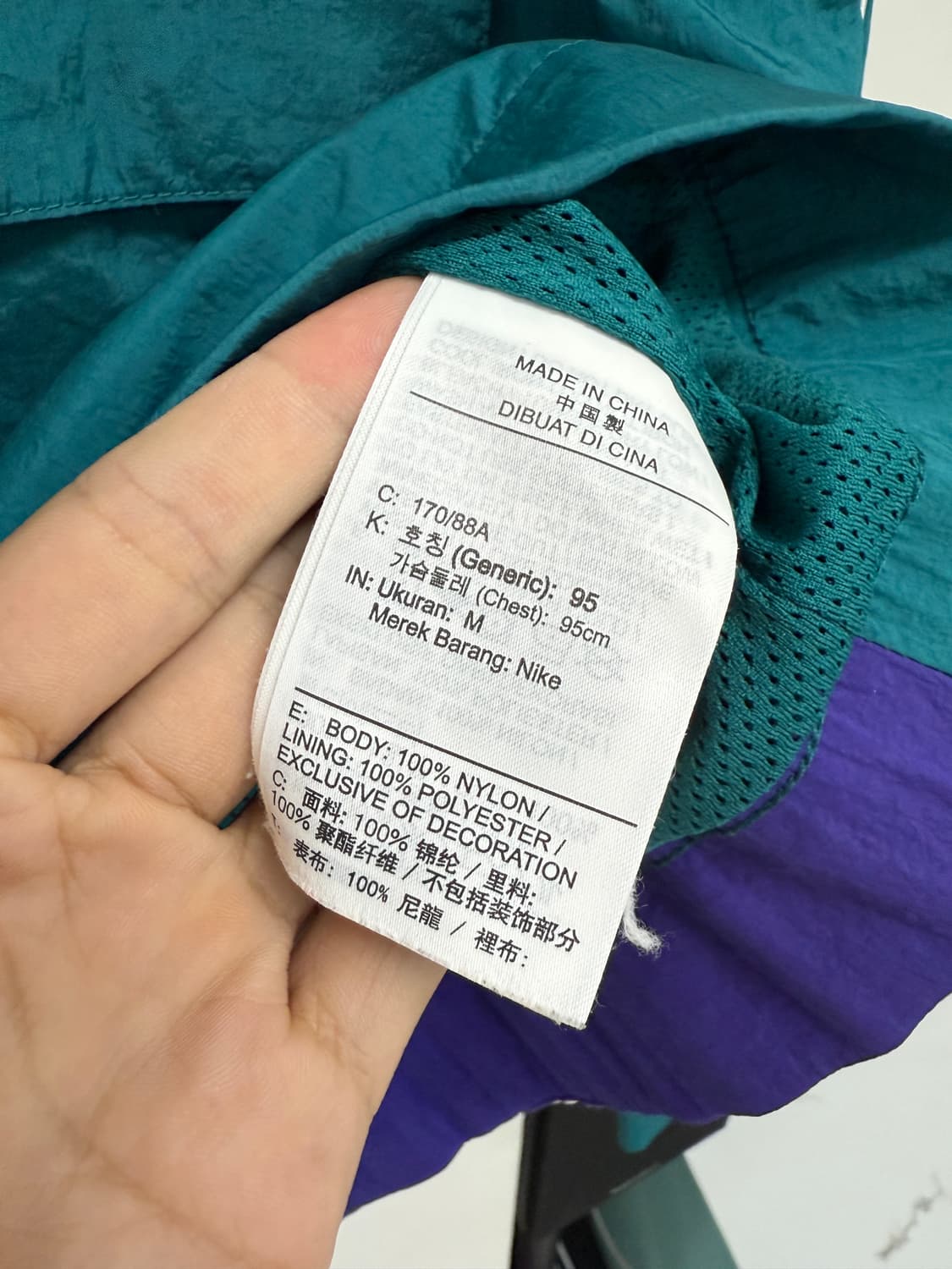 나이키 사이드로고 빅스우시 아노락 바람막이 상품이미지4