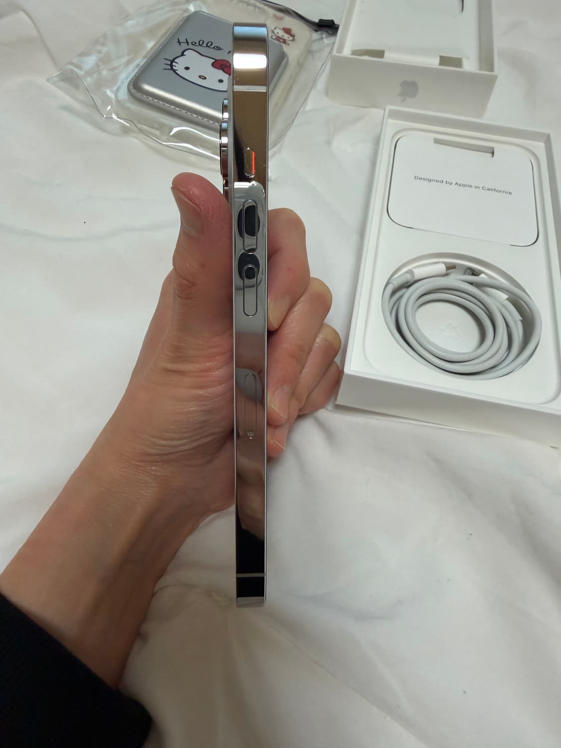 아이폰14프로 실버 128기가 상품이미지4