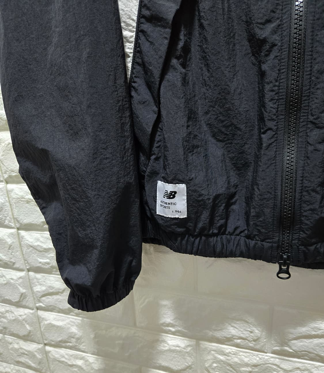 뉴발란스 컬러블록 웜업자켓 바람막이 자켓 95~100 상품이미지5