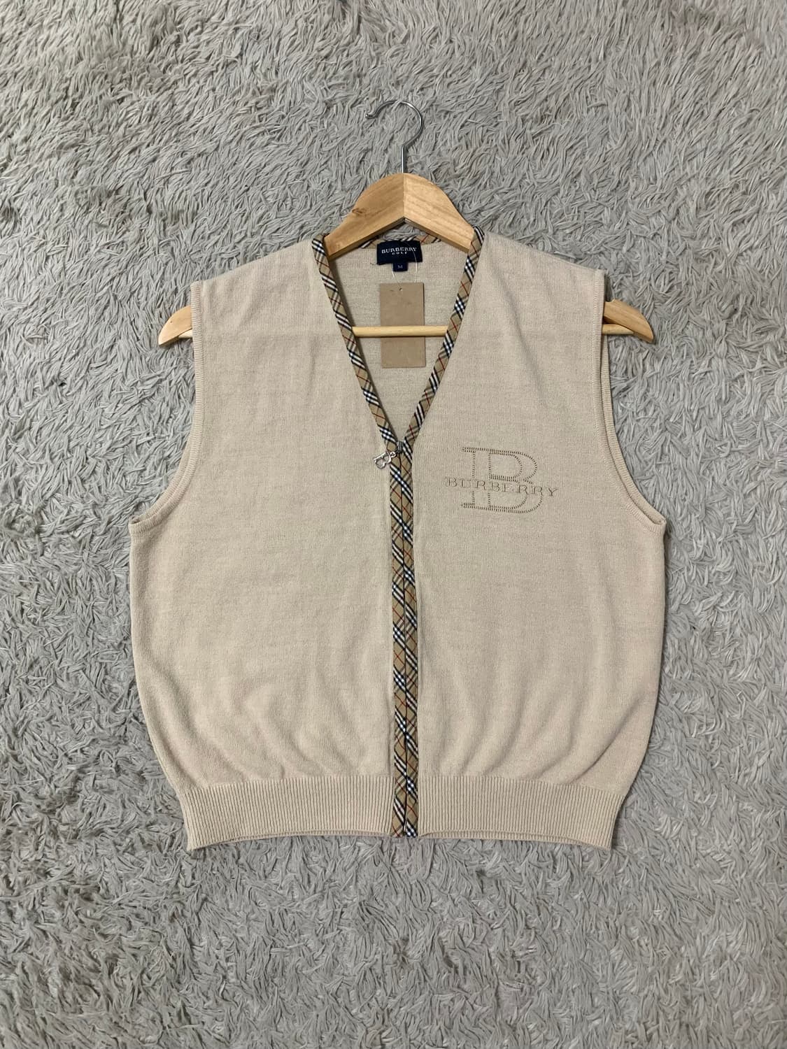 버버리 니트 조끼 베스트 (여M) 상품이미지1