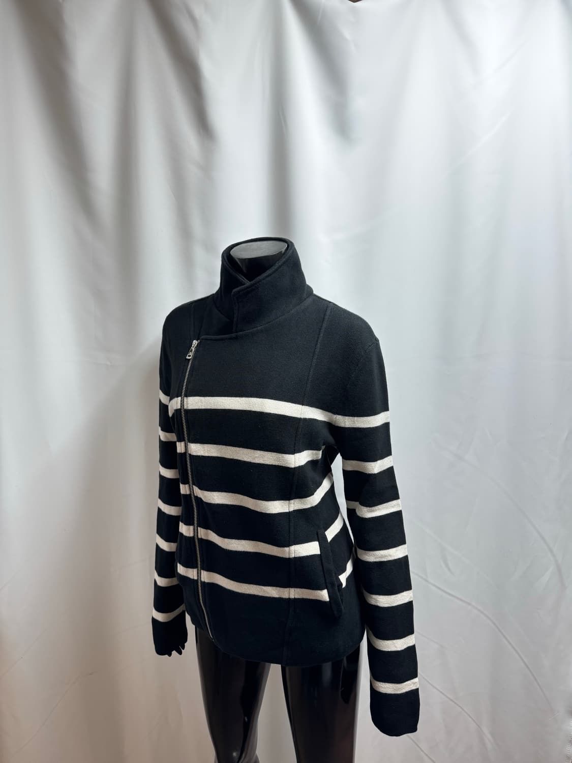 lauren ralph lauren 르바니 자켓 스트라이프 집업 스웨터 상품이미지1