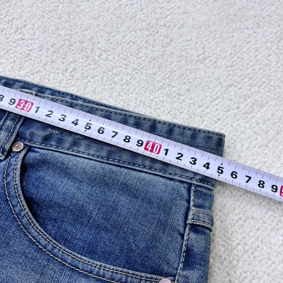 M(33) 플랙 디스트로이드 데님 팬츠 0311E 상품이미지6