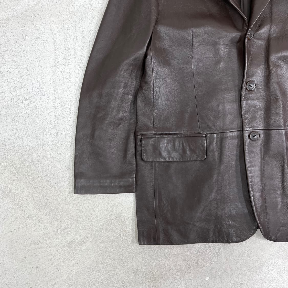 Patrizia_Pelli 가죽 블레이저 상품이미지3