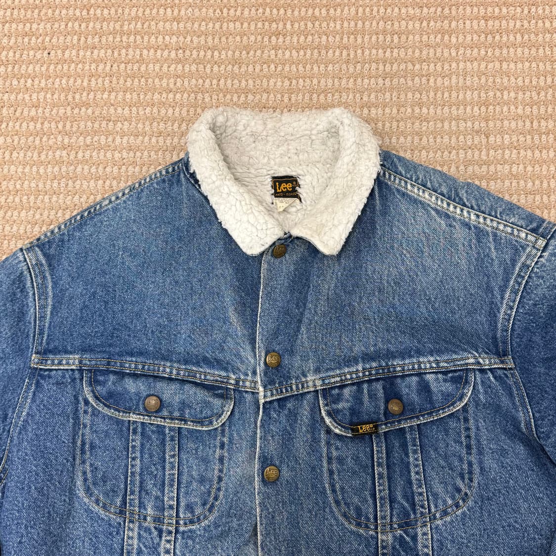 리 Lee 데님 쉐르파 자켓 80년대 USA 상품이미지2