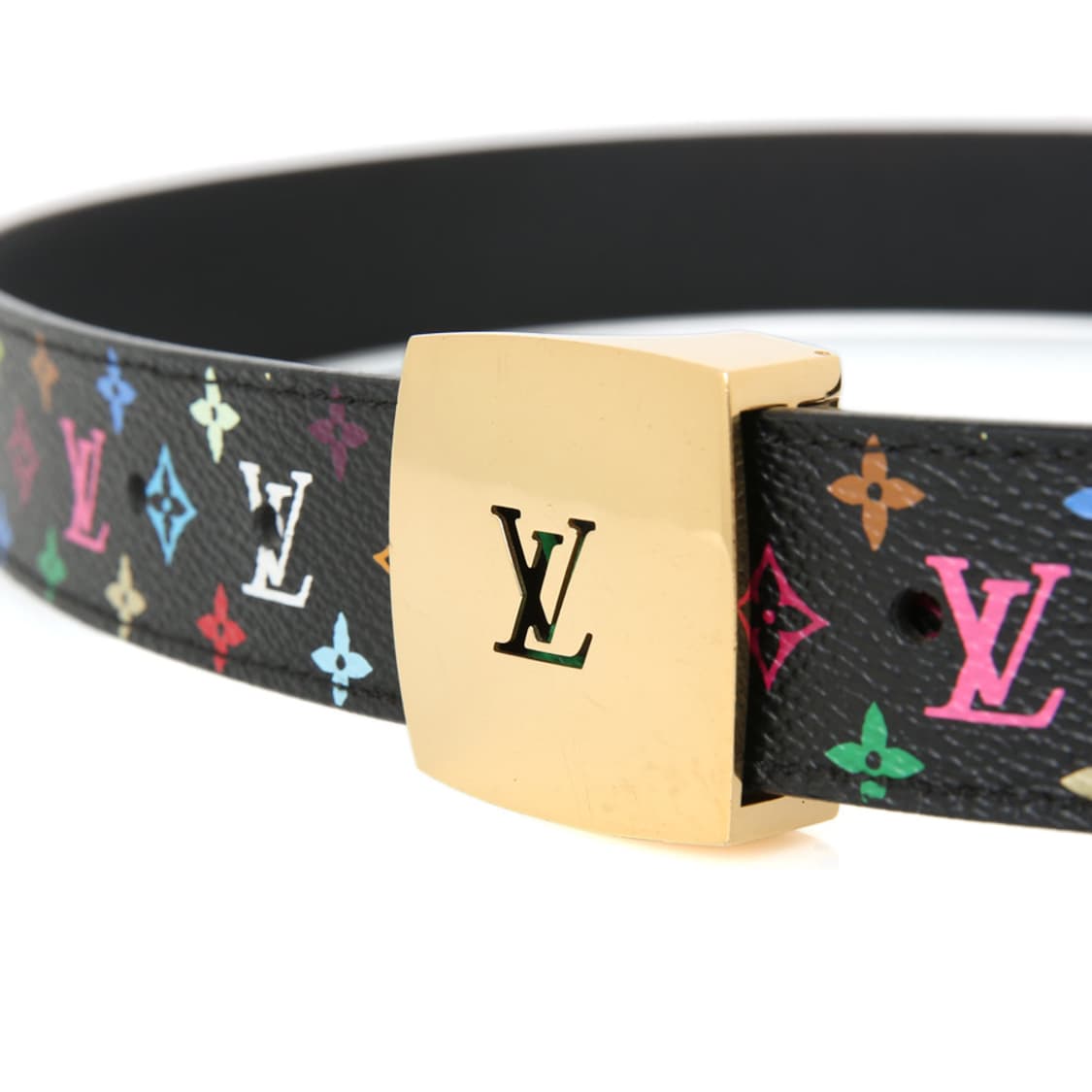 루이비통 무라카미 멀티블랙 벨트 골드 멀티벨트 M9682U 상품이미지7