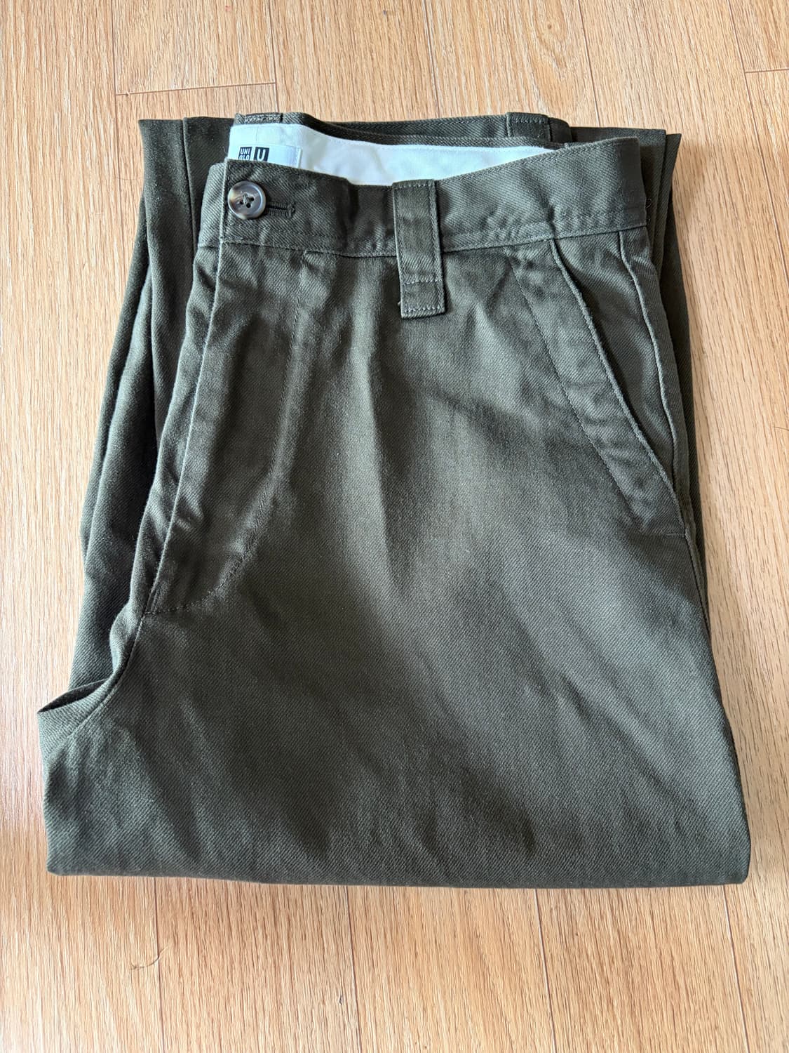 유니클로U 와이드 치노 38다크브라운 79(31) 상품이미지2