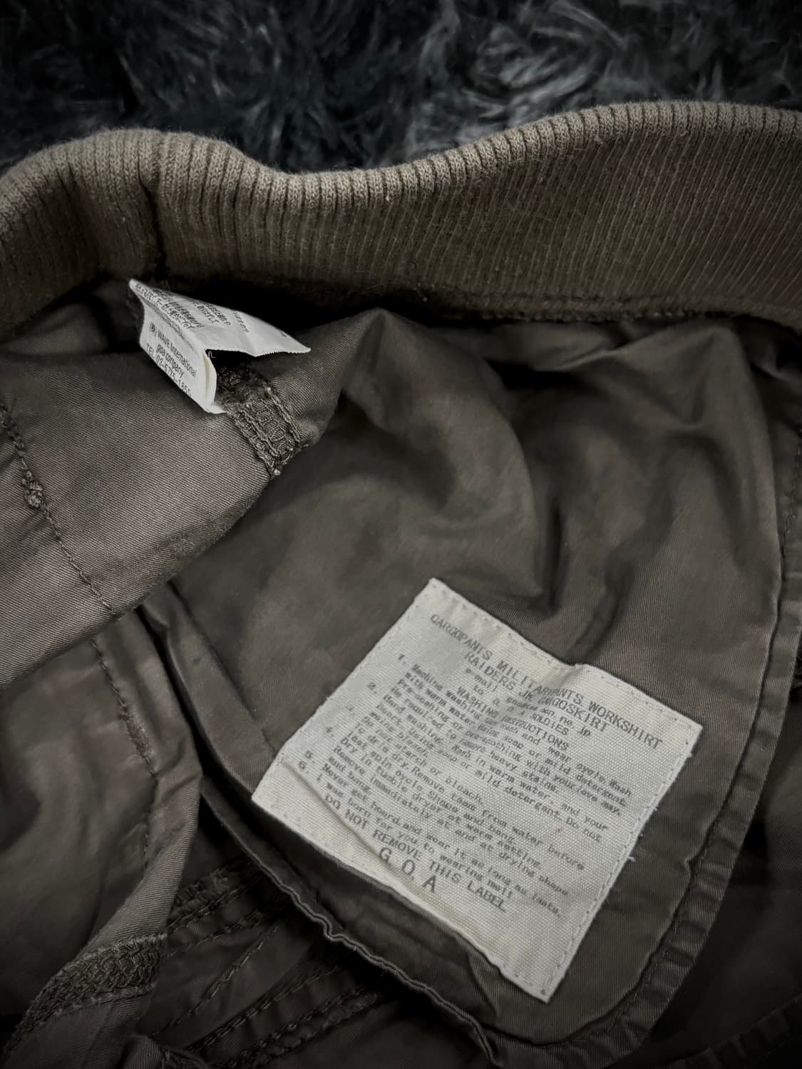 G.O.A 브라운 멀티 지퍼 롱스커트 상품이미지7