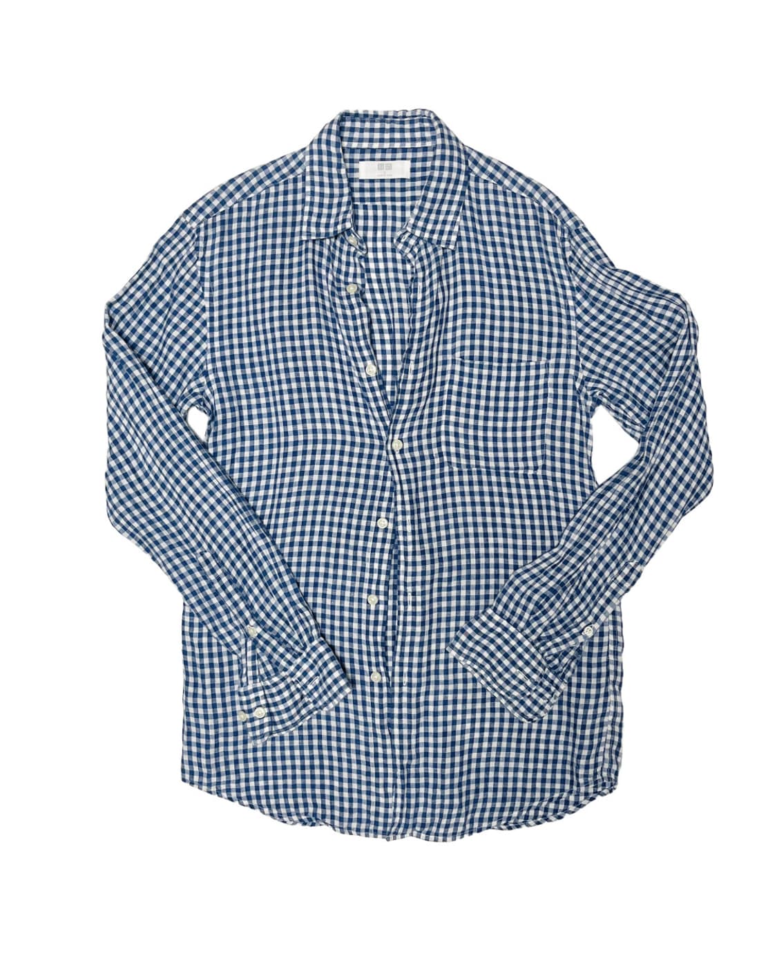 Uniqlo blue linen shirt 상품이미지1