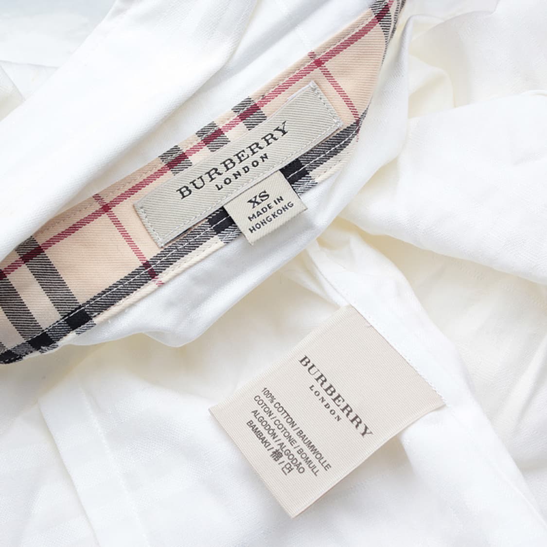 버버리 아이보리 나시 셔츠 44 상품이미지3