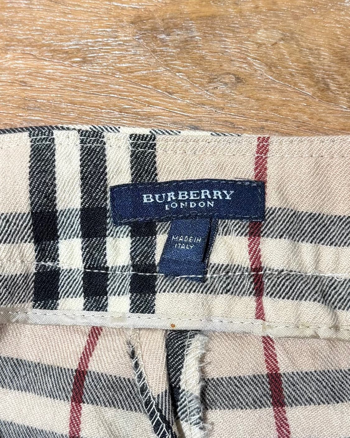 버버리 베이지 노바체크 팬츠 상품이미지7