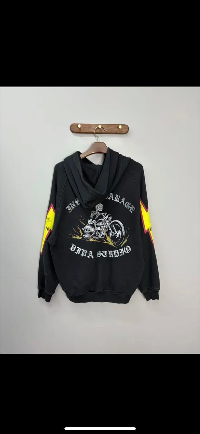 인세인개러지 스컬 바이커 후드티 H1066 상품이미지5