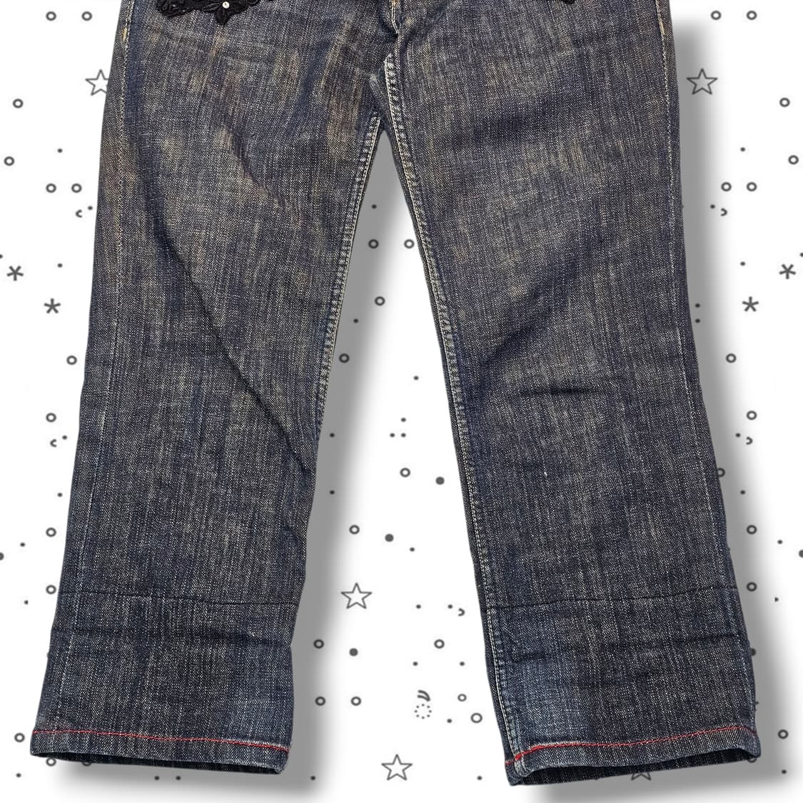 67 A6 데님 카프리 팬츠 상품이미지3