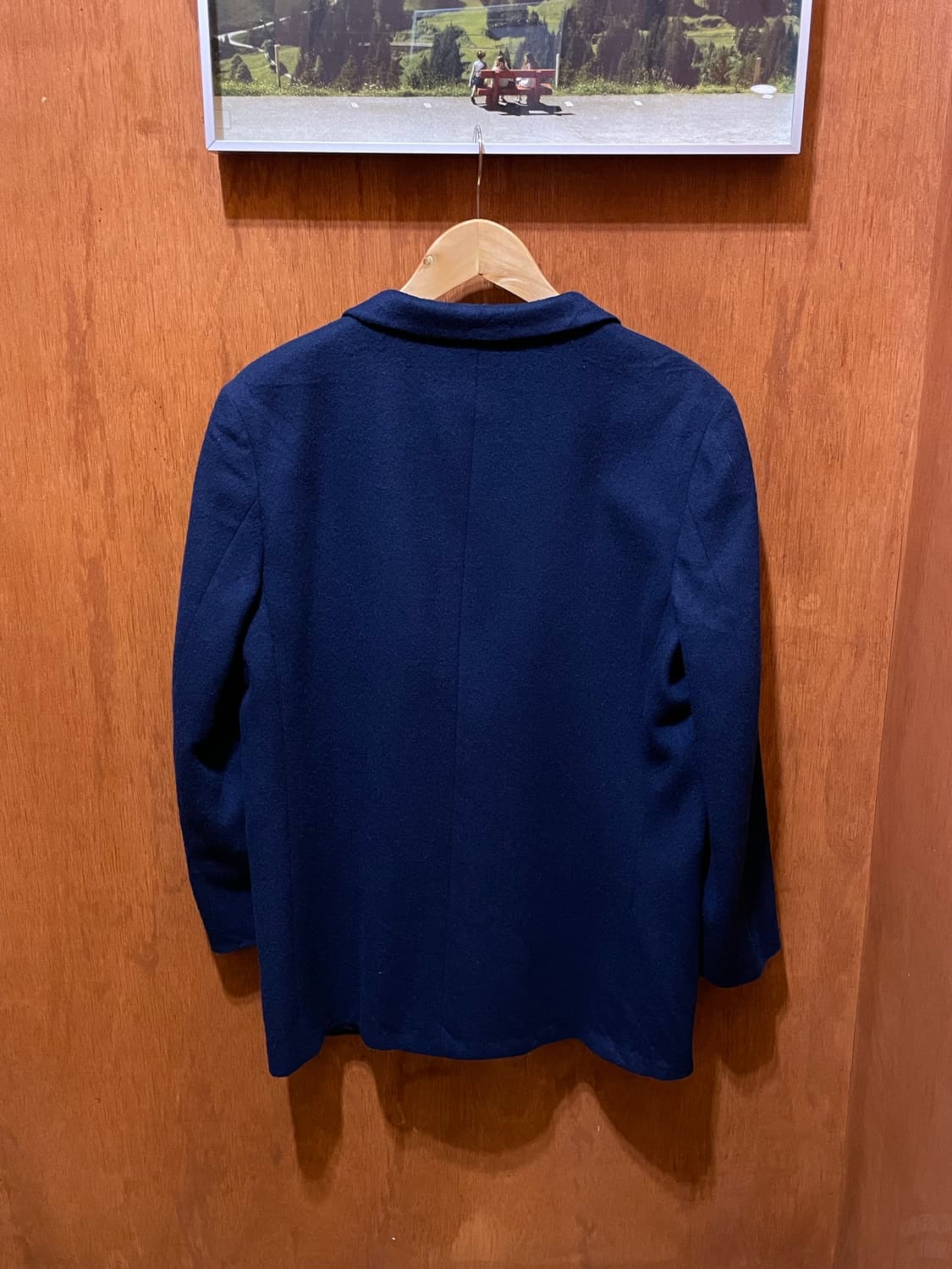 (14) USA L.L.Bean 엘엘빈 네이비 울 캐시미어 자켓 상품이미지4