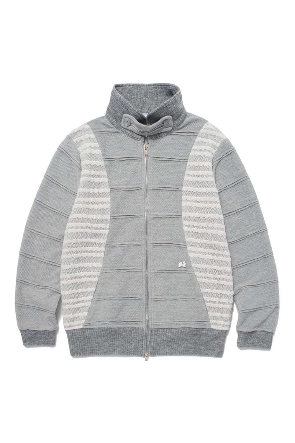 Flap Knitted zip-up (Gray) 상품이미지1