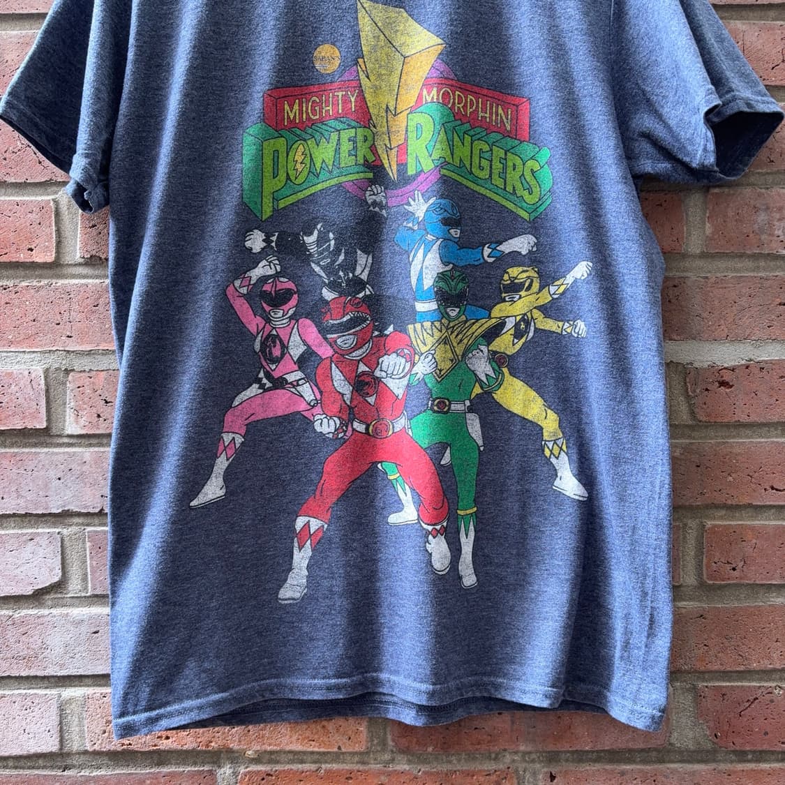 Mighty Morphin Power Rangers 그래픽 티셔츠 상품이미지4