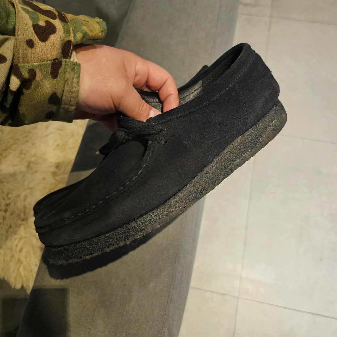 260 클락스 왈라비 스웨이드 블랙 상품이미지7