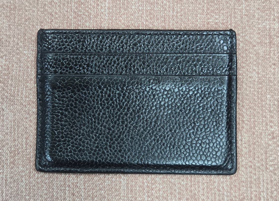 톰브라운 블랙 카드지갑 삼선탭 상품이미지2