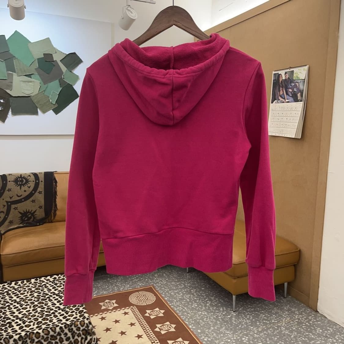 아디다스 Y2K 00's 대장급 핫핑크 후드티 95 C09181 상품이미지4