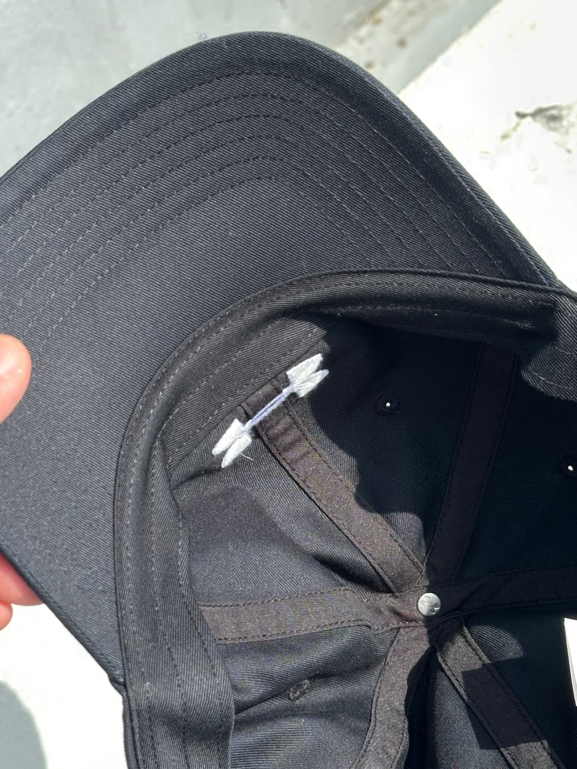 [F] 언더아머 로고 블랙 볼캡 모자 상품이미지5