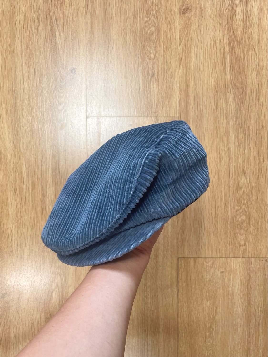 택포) 90s 빈티지 나이키 올드스쿨 뉴스보이 코듀로이 베레모 네이비 상품이미지3