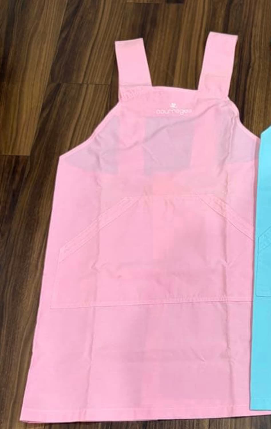 꾸레쥬 courreges 앞치마 핑크 상품이미지1