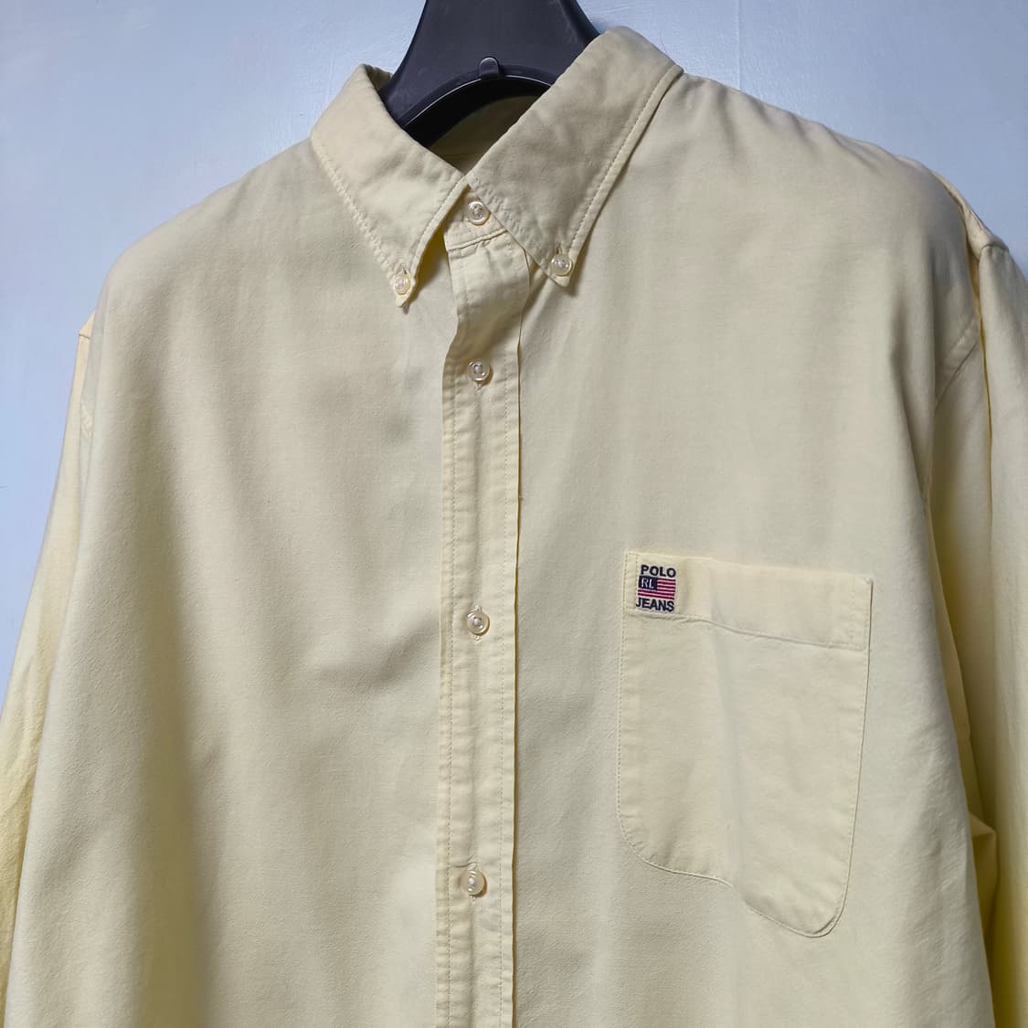 [XL] 폴로 진스 옐로우 옥스포드 셔츠 상품이미지1