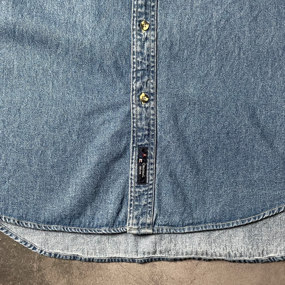 PORT AUTHORITY 빈티지 데님 코튼 셔츠 A00534 상품이미지4