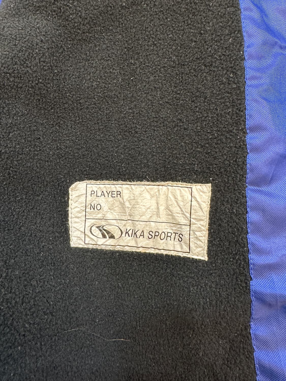 95)키카 스포츠 빈티지 플레이어 벤치 점퍼 돕바 블루  상품이미지7