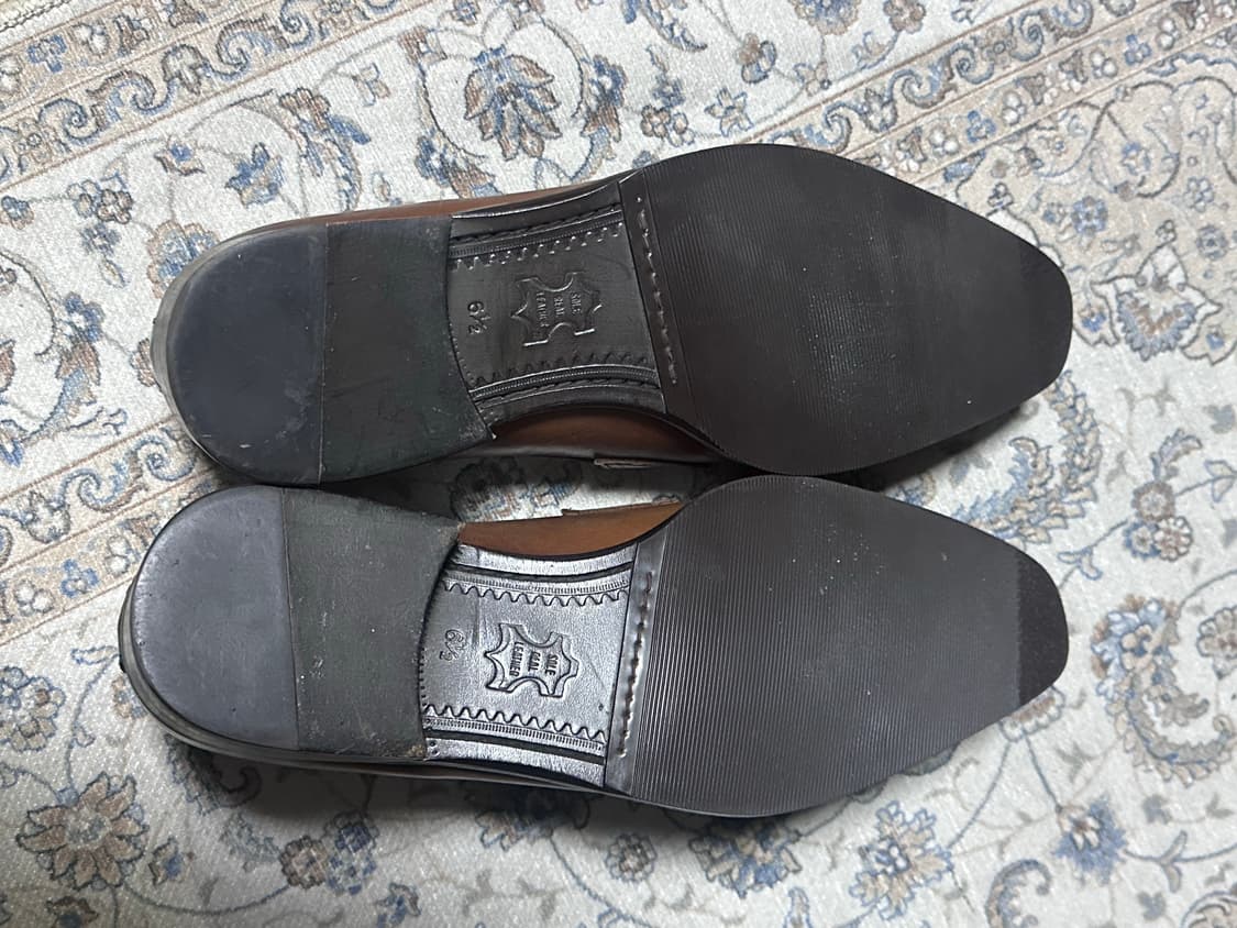 소가죽 5.5cm키높이 로퍼 250/1브라운 굿이어웰트, 소가죽 밑창 상품이미지5