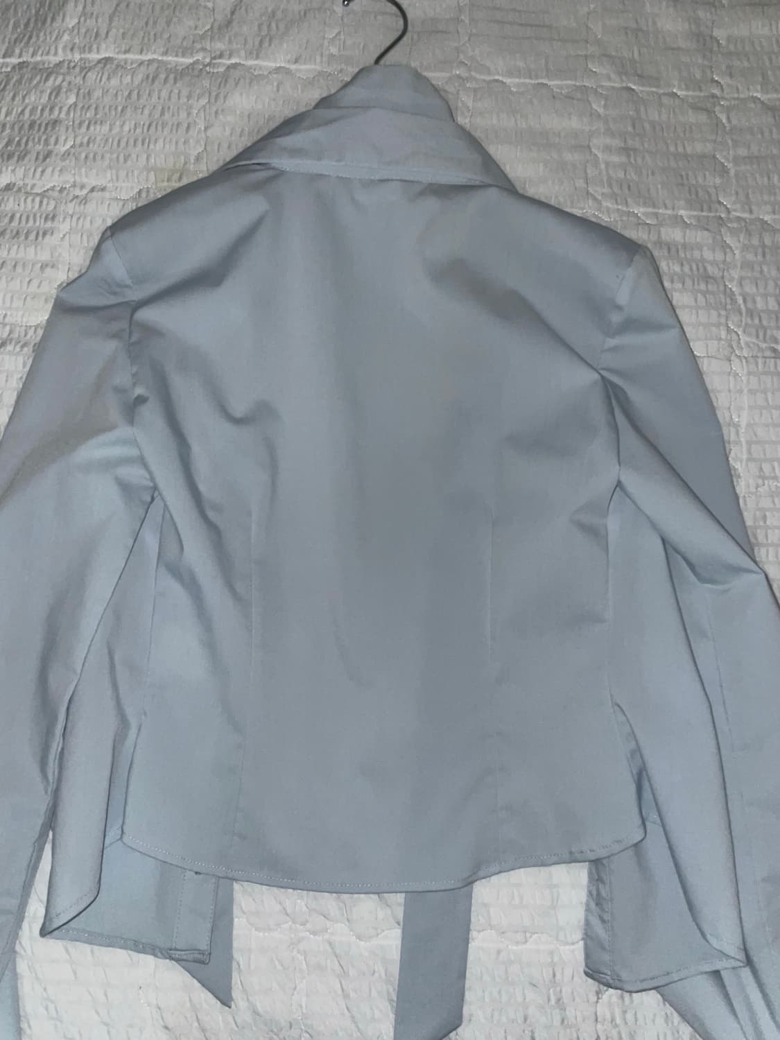 페인오어플레져 비비안 스카프 셔츠 블루 s 상품이미지3