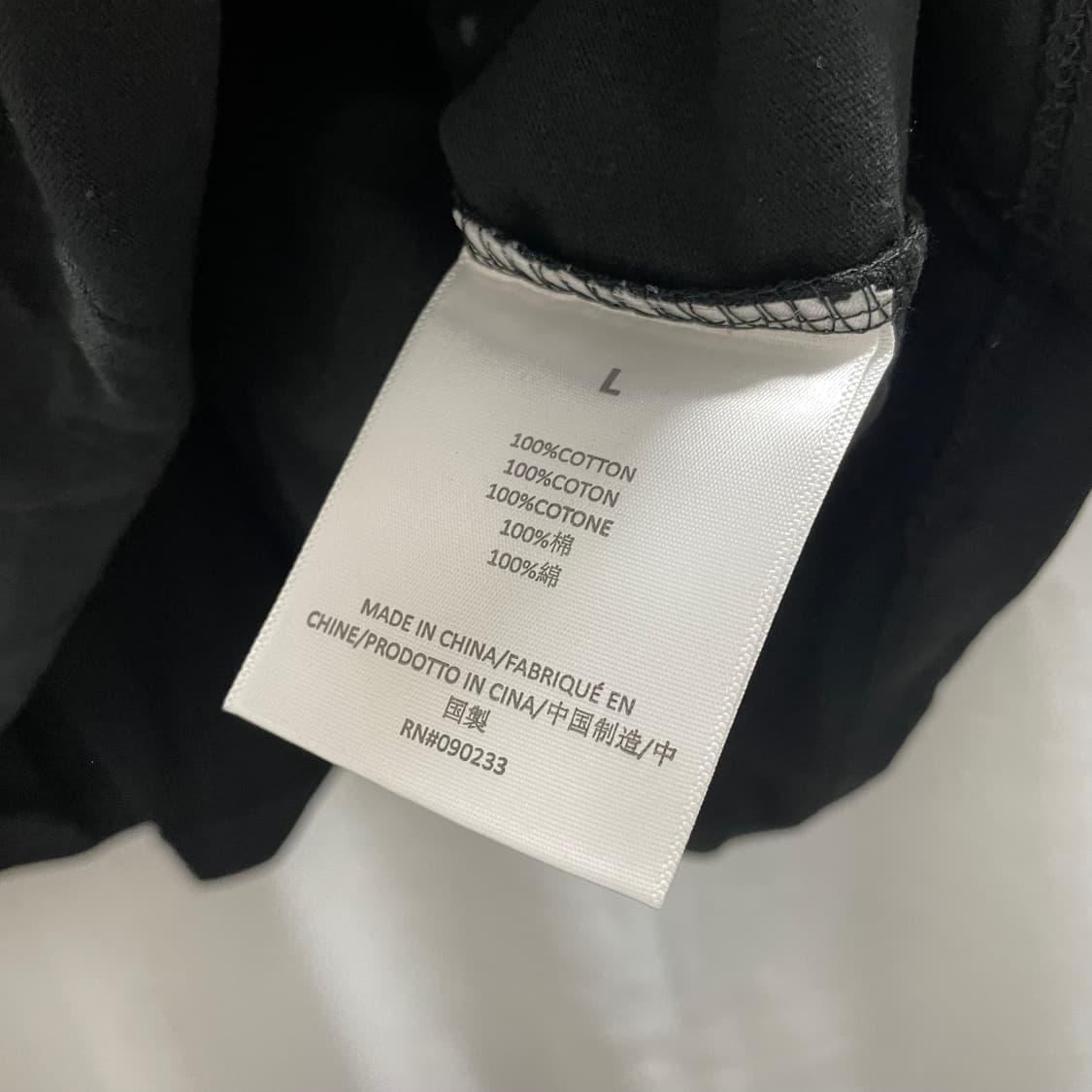 피어오브갓 에센셜/ 체스트 로고 숏슬리브 티셔츠 블랙/ L 상품이미지5