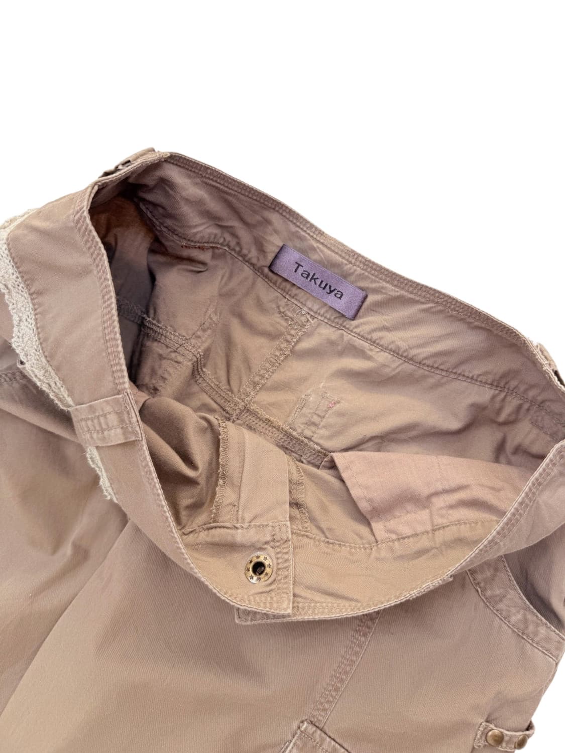 빈티지 Takuya 디테일 와이드 카고 팬츠 상품이미지4