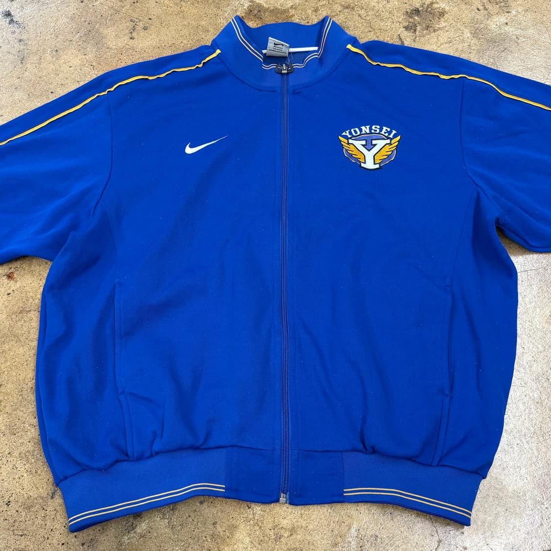 [정품/XL,110] 00s 나이키 스우시 연세대 농구부 트랙탑 져지 상품이미지2