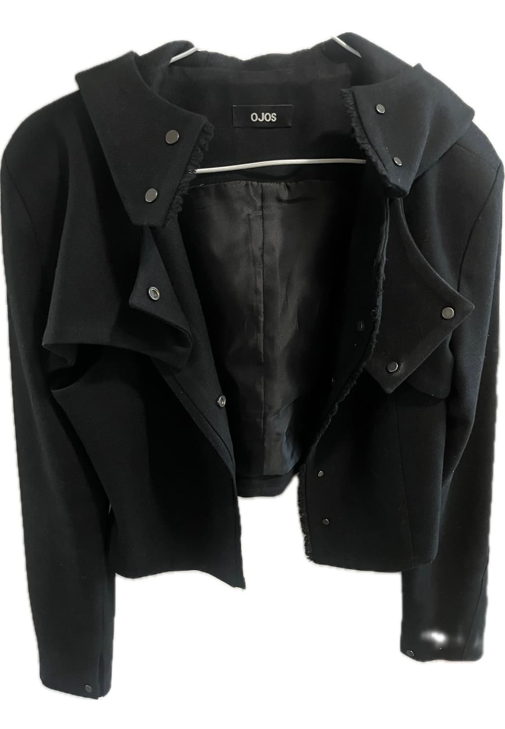 오호스 볼레로 울 자켓 블랙 상품이미지3