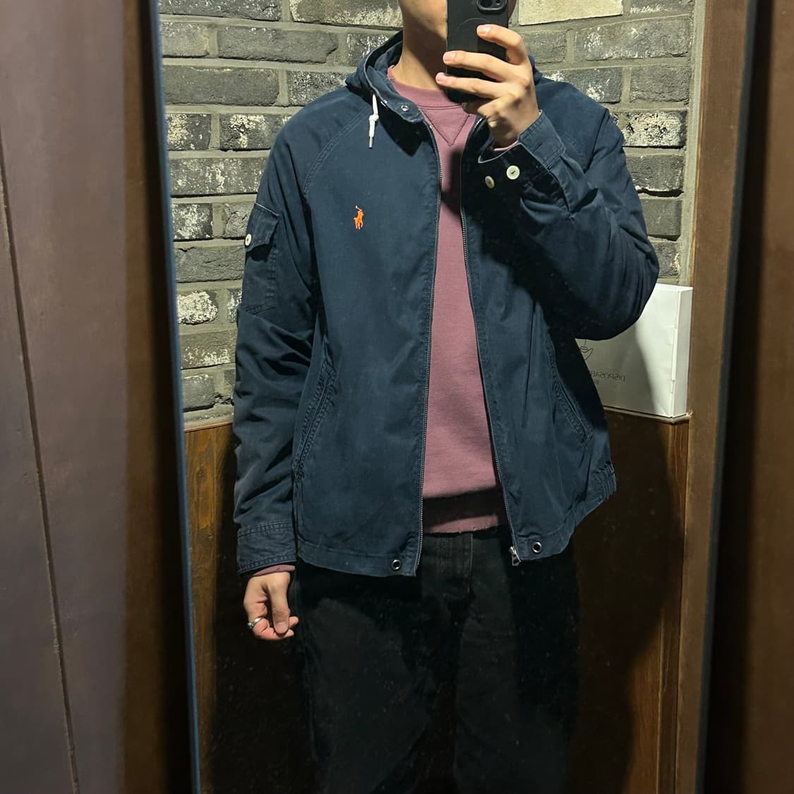 L) 폴로 랄프로렌 썬페이드 네이비 후드 자켓 상품이미지9