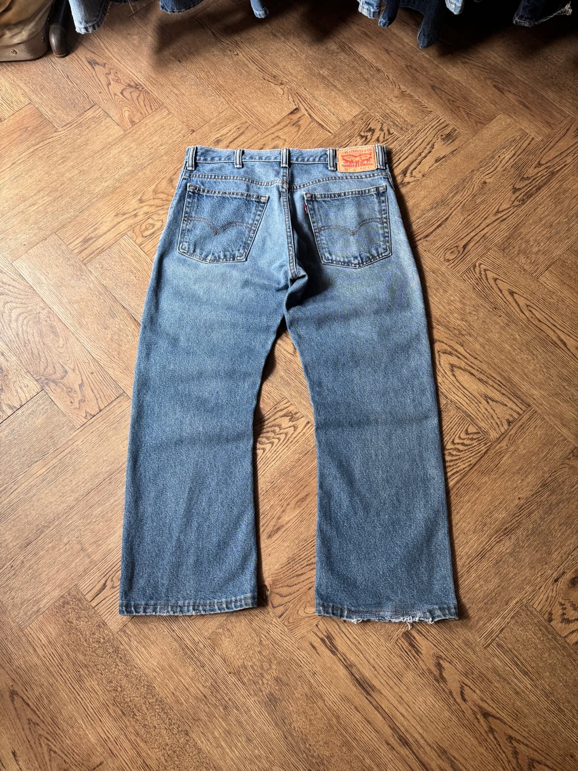 [32]리바이스 517 빈티지 워싱 리워크 플레어진 F59 상품이미지8