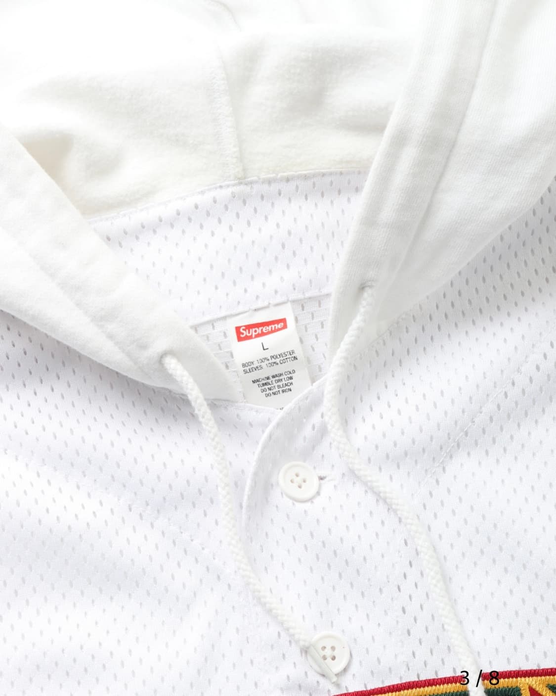 Mesh Hooded L/S Baseball Jersey 상품이미지4