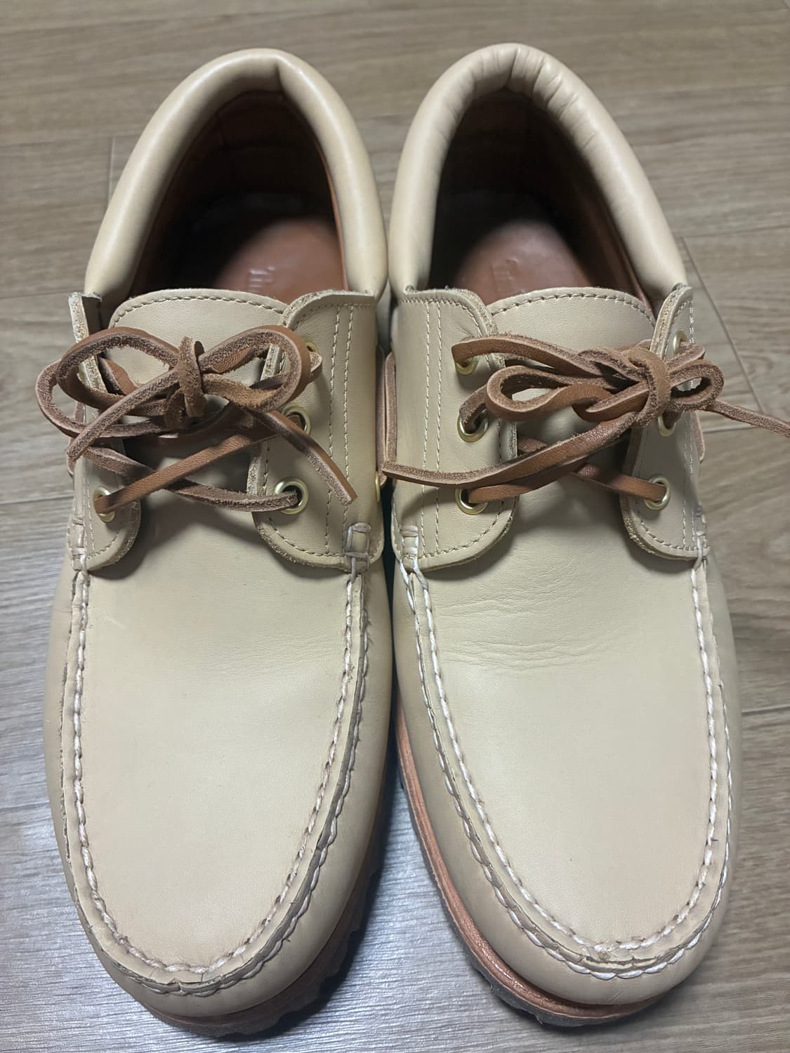 270) 팀버랜드 3아이 보트슈즈 베이지 상품이미지4