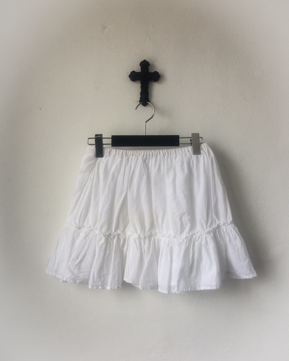 White mini skirt 상품이미지1