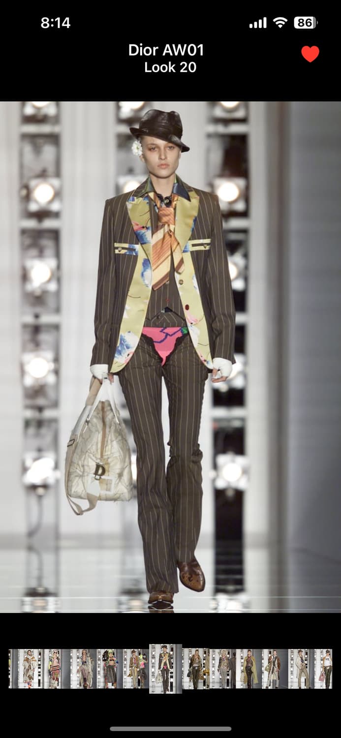 크리스찬 디올 2001 F/W 존갈리아노 RTW 테일러드 자켓 상품이미지3