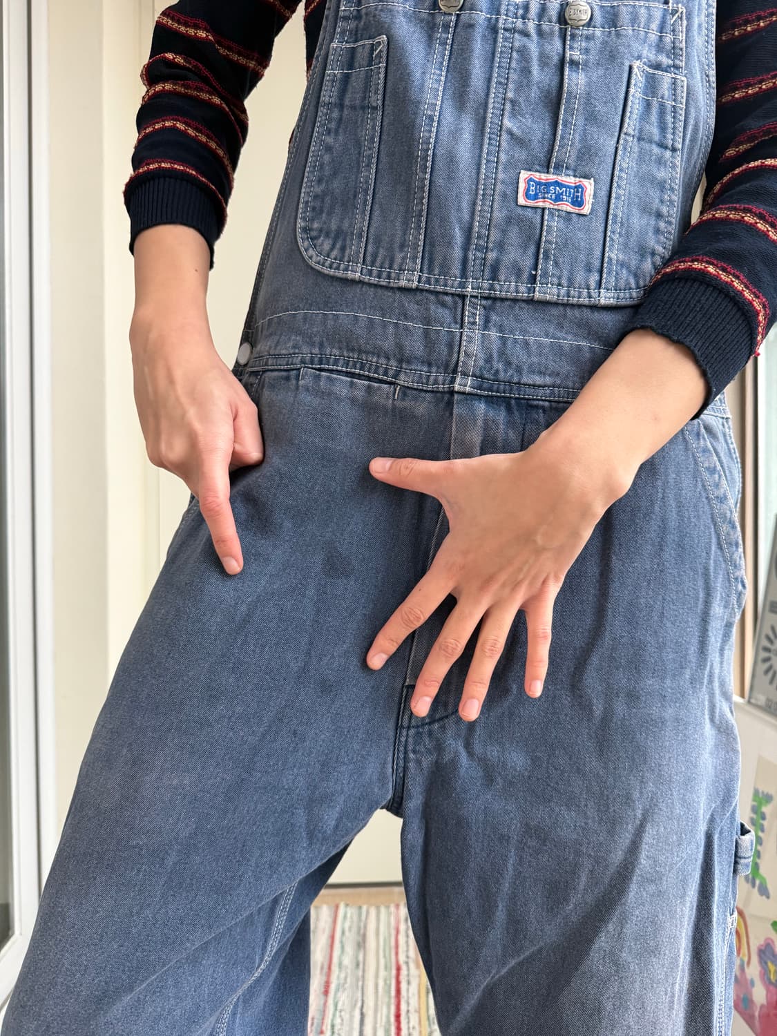 데님 오버롤 빈티지  상품이미지3
