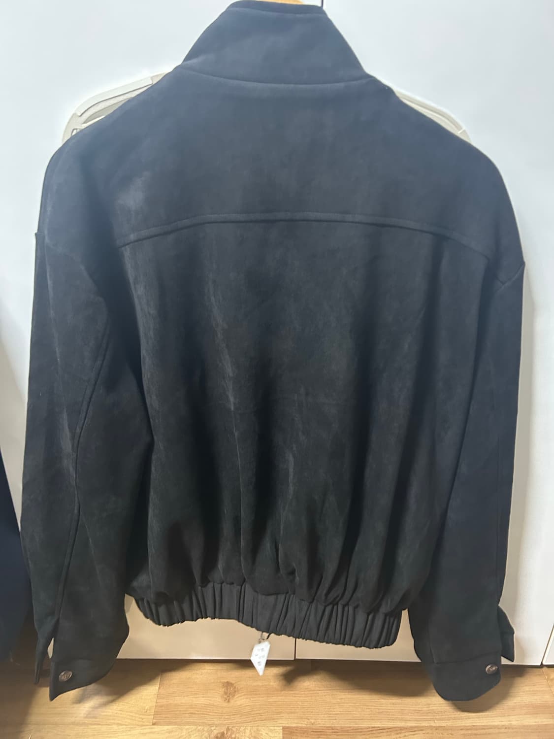 블랙 스웨이드 헤링턴 자켓 상품이미지3