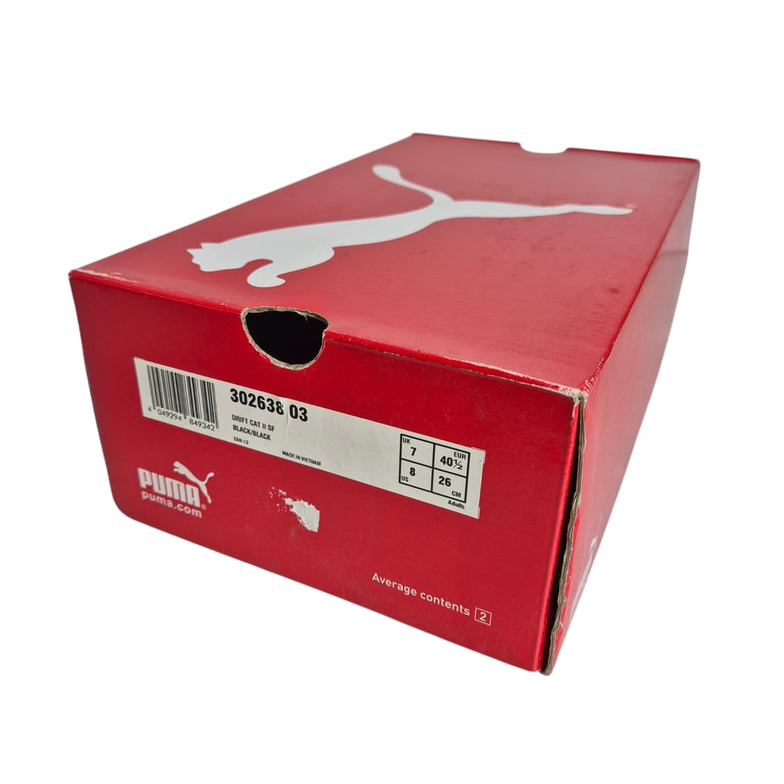 260) PUMA 푸마 x 페라리 드리프트 캣 II SF 레더 스니커즈 상품이미지8