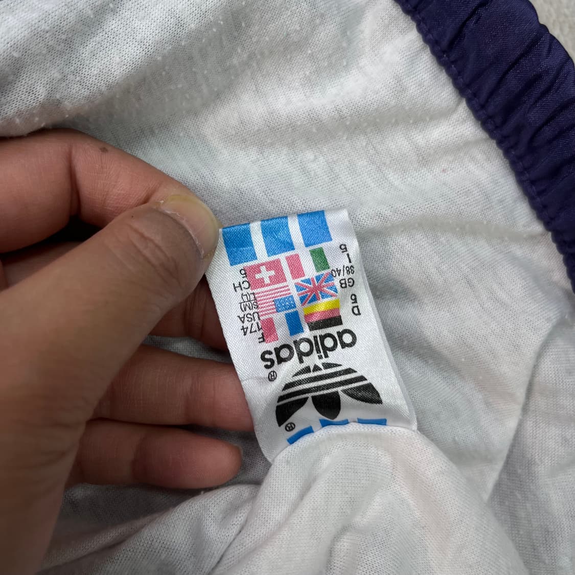 100 아디다스 90s 올드스쿨 바람막이 자켓 상품이미지6